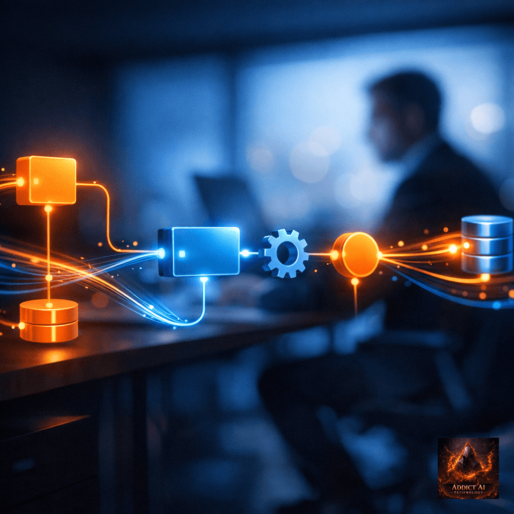 Automatisation no-code Make et n8n pour PME en Corse — workflow diagram